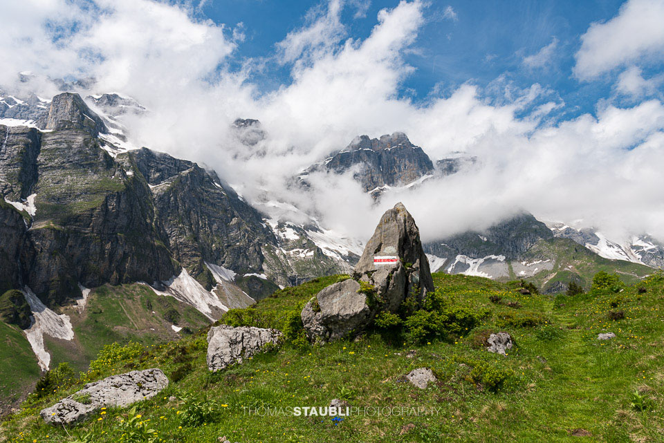 Wolkenverhangener Glärnisch