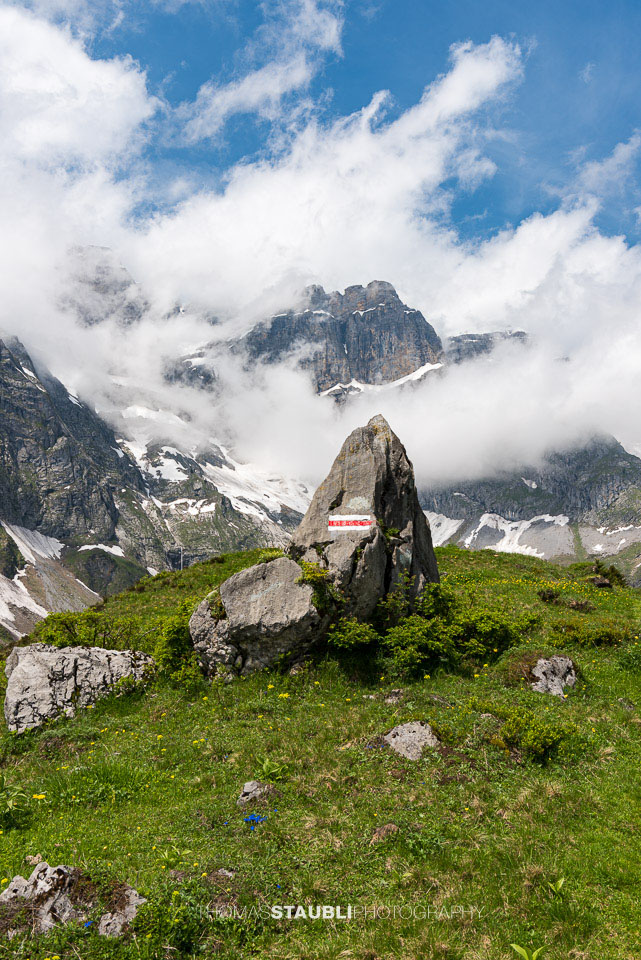 Wolkenverhangener Glärnisch