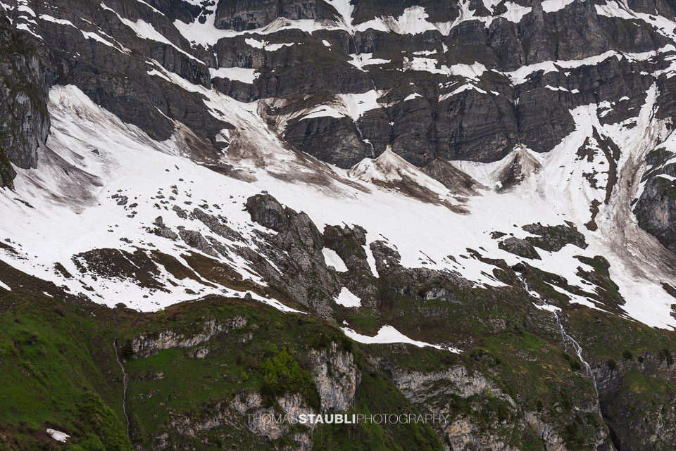 Schneereste am Glärnischmassiv