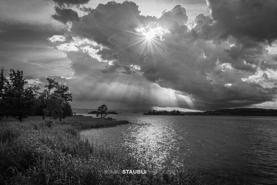 Gewitterstimmung über dem Zürichsee