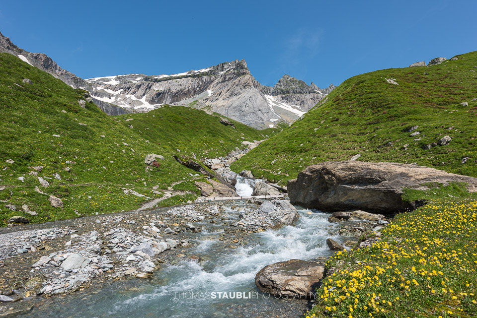 Blick von Segnas Sut zum Ofen