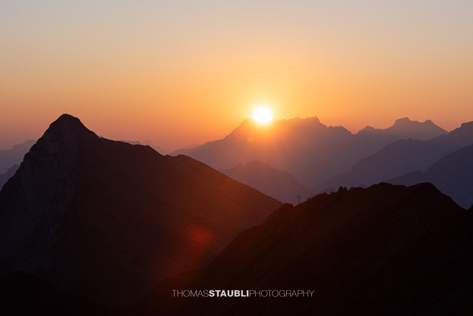 Sonnenaufgang über dem Glärnisch