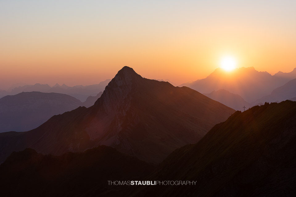 Sonnenaufgang über dem Glärnisch