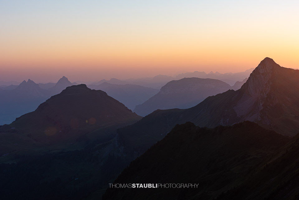 Morgenstimmung über der Zentralschweiz