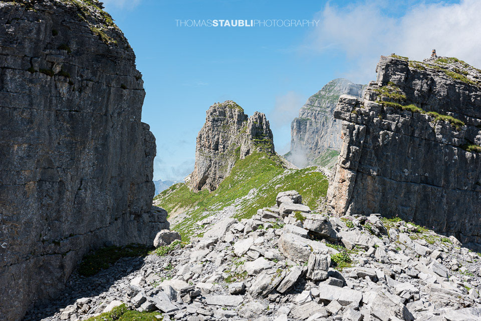 Felsformationen auf dem Balmer Grätli