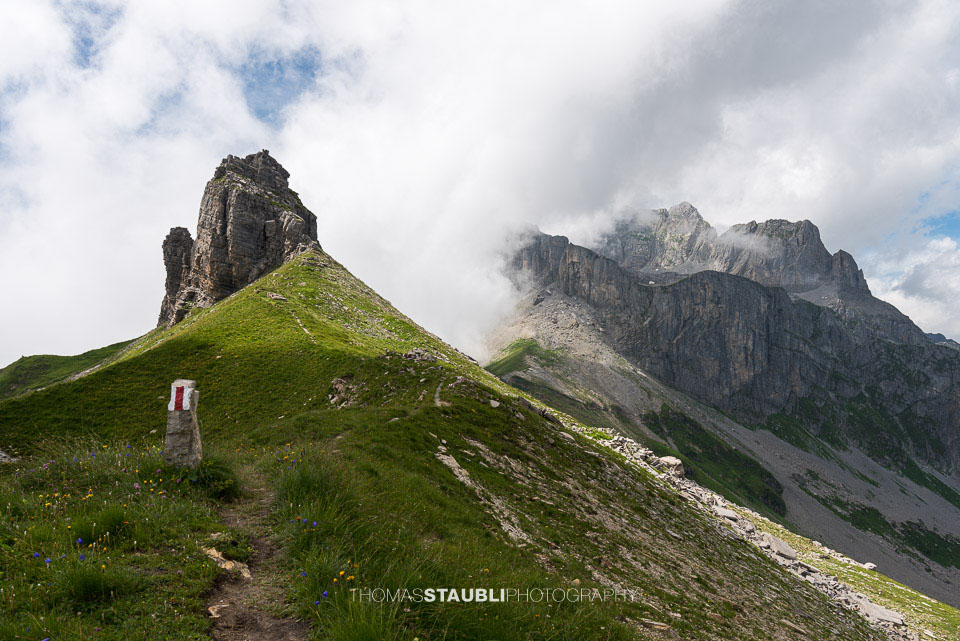 Sonne und Wolken über dem Balmer Grätli