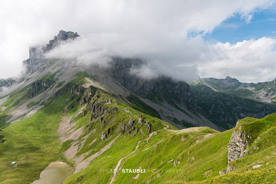 Blick zum Ruosalper Chulm