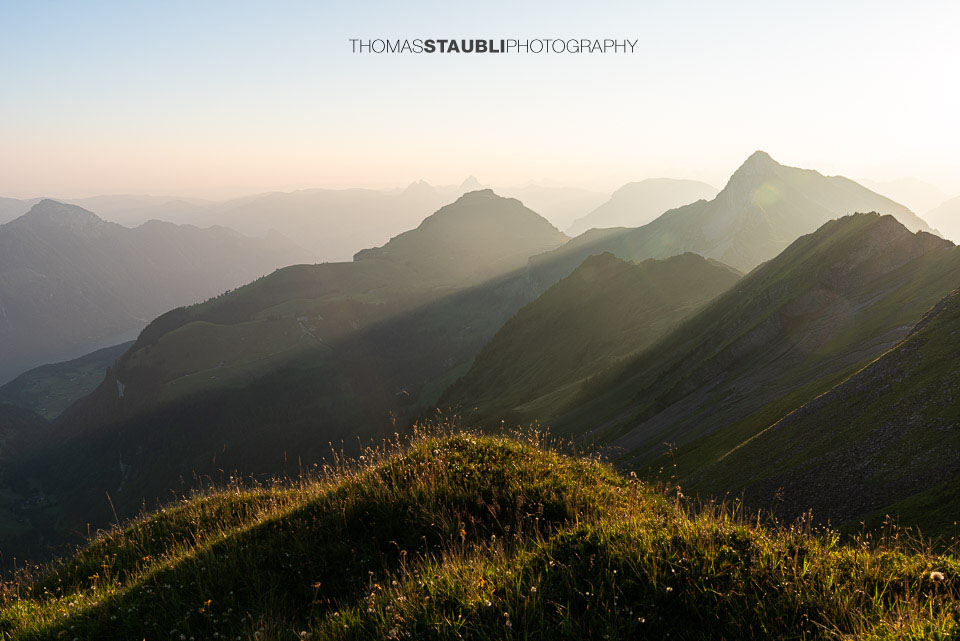Blick vom Jochlistock Richtung Oberbauenstock