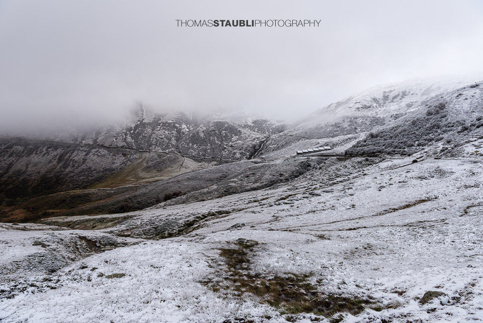 Schneegrenze im Val Maighels