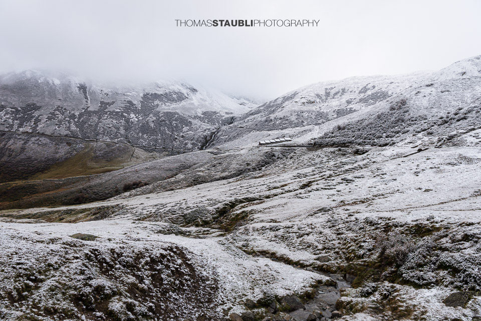 Schneegrenze im Val Maighels