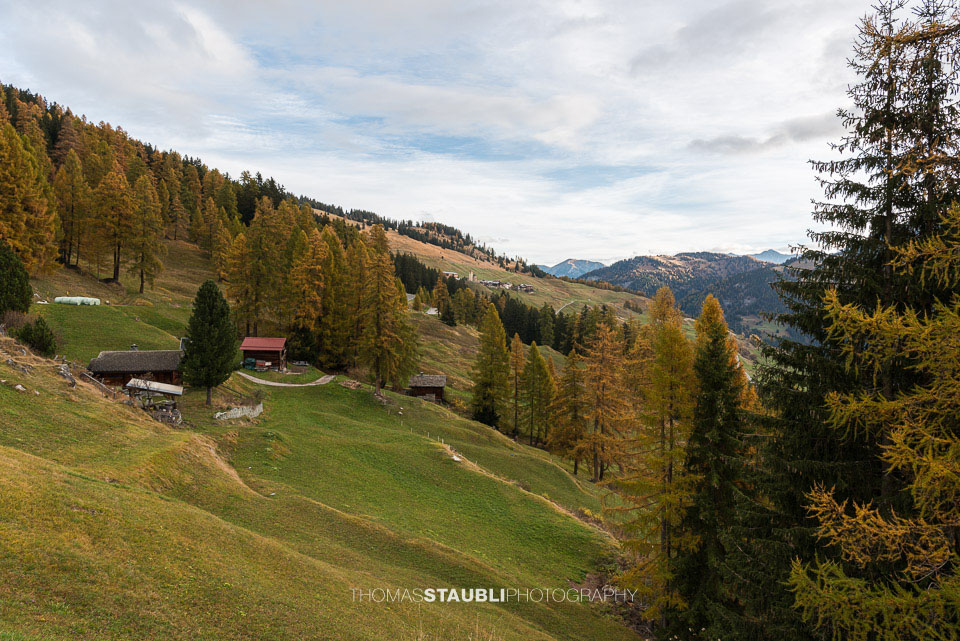 Blick Richtung Lohn am Schamserberg