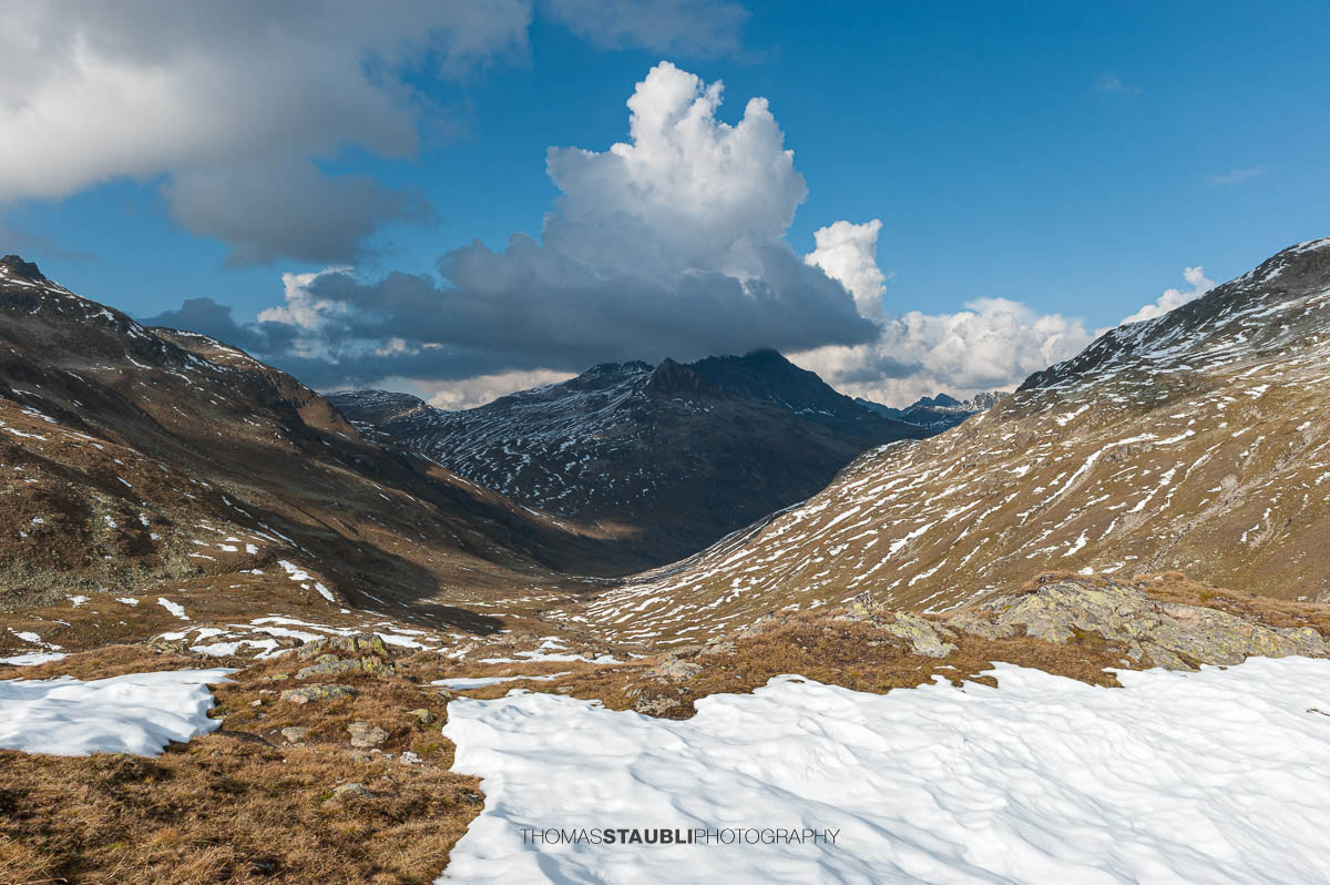 Wolken über dem Piz Ela