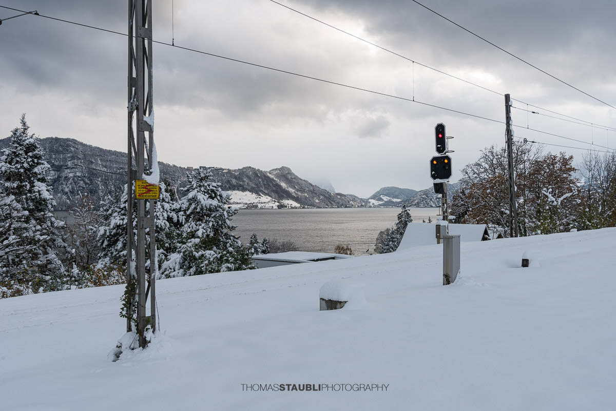 tiefer Winter am Vierwaldstättersee