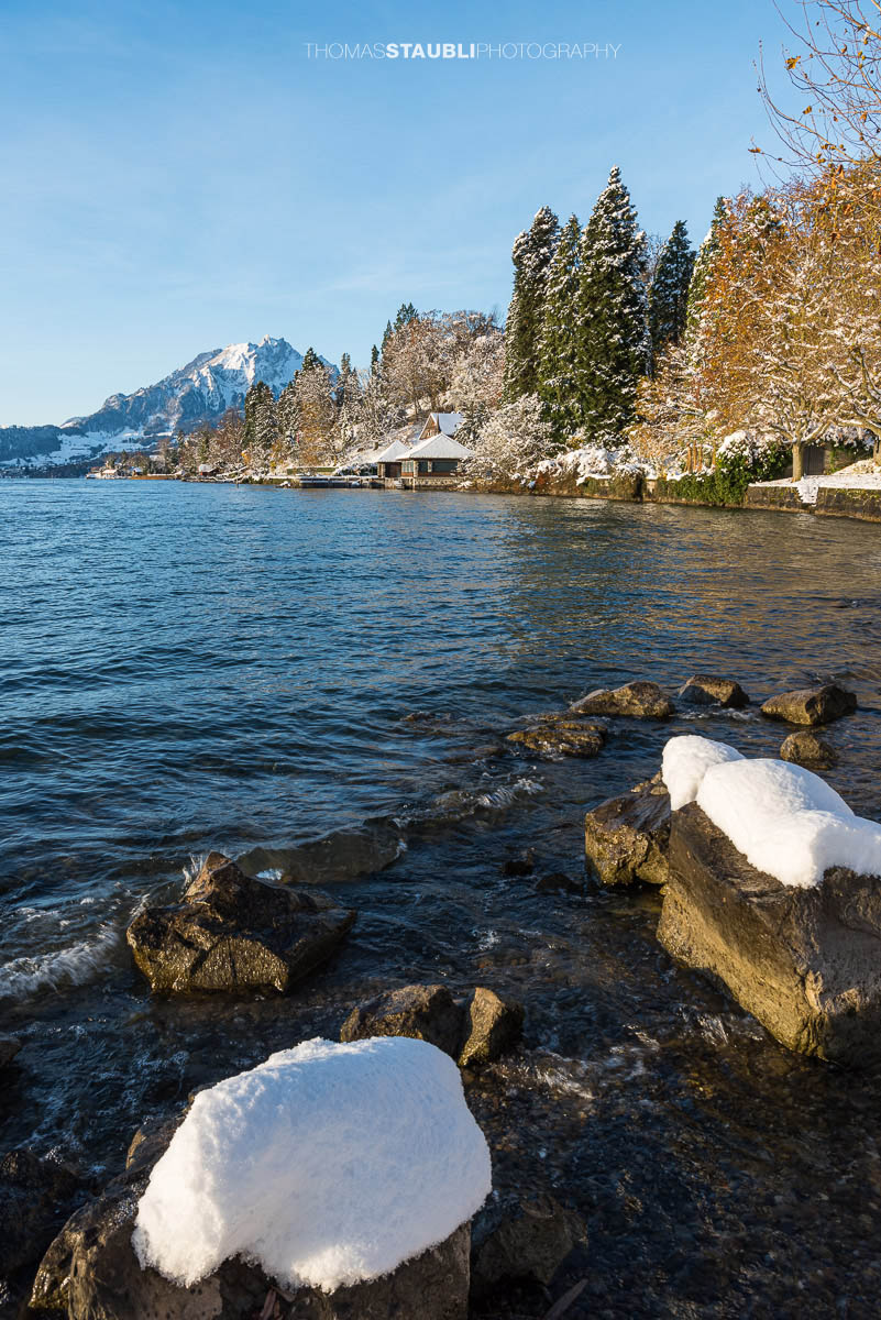Wintermorgen am Vierwaldstättersee