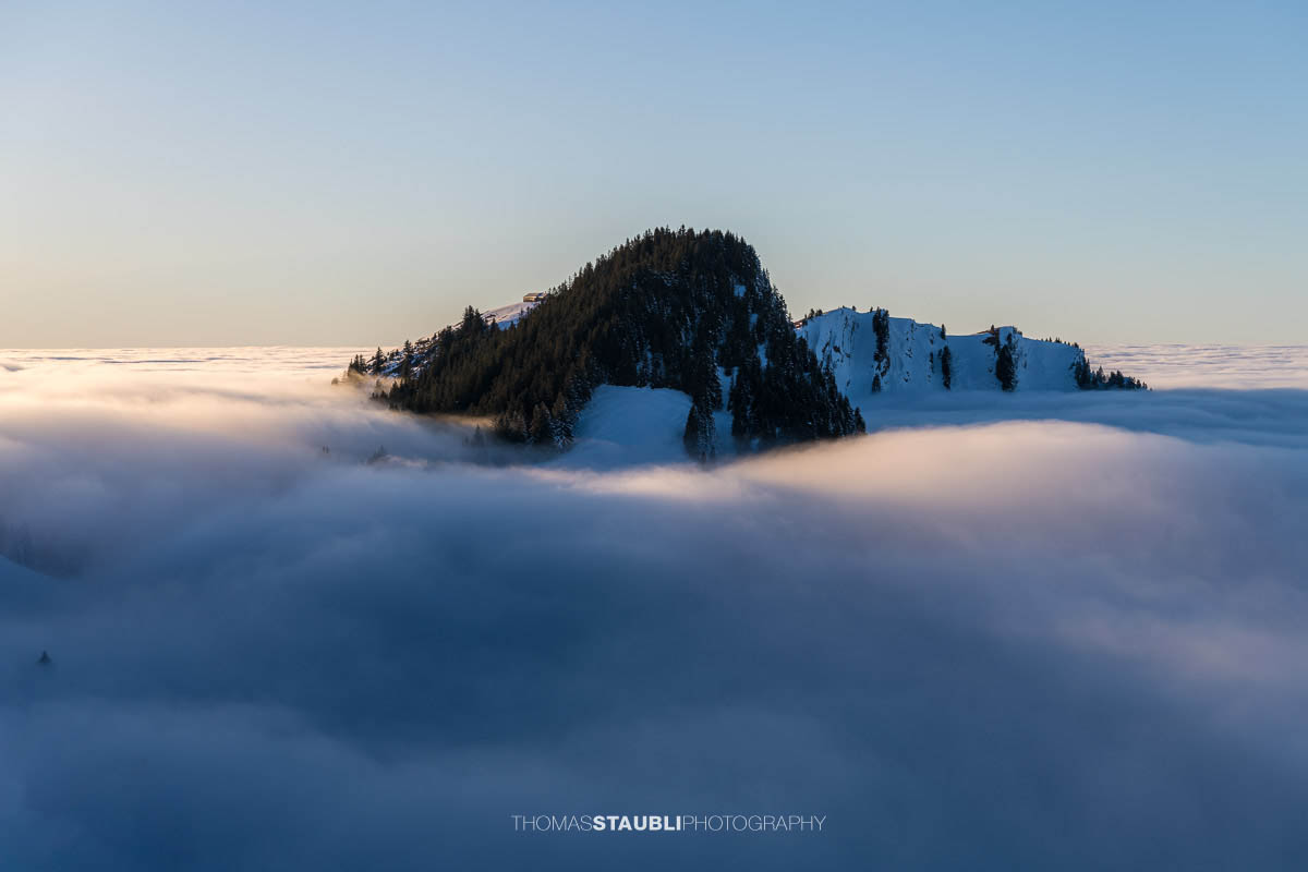 Nebelmeer über der Petersalp