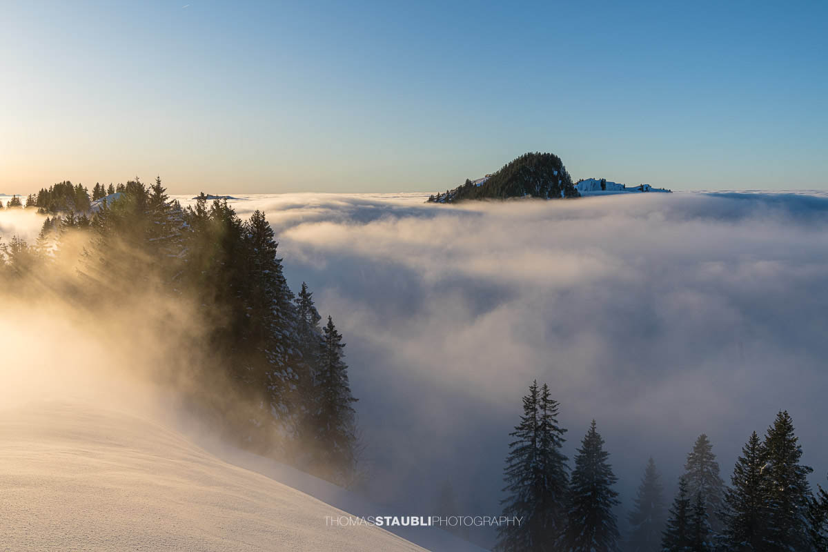 Nebelmeer über der Ostschweiz