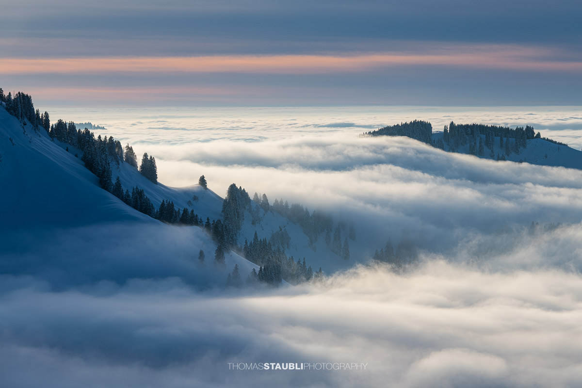 Nebelmeer auf dem Spicher