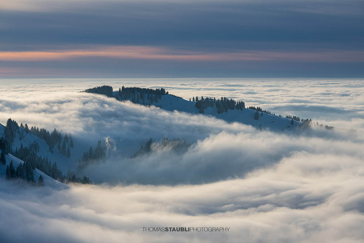 Nebelmeer auf dem Spicher