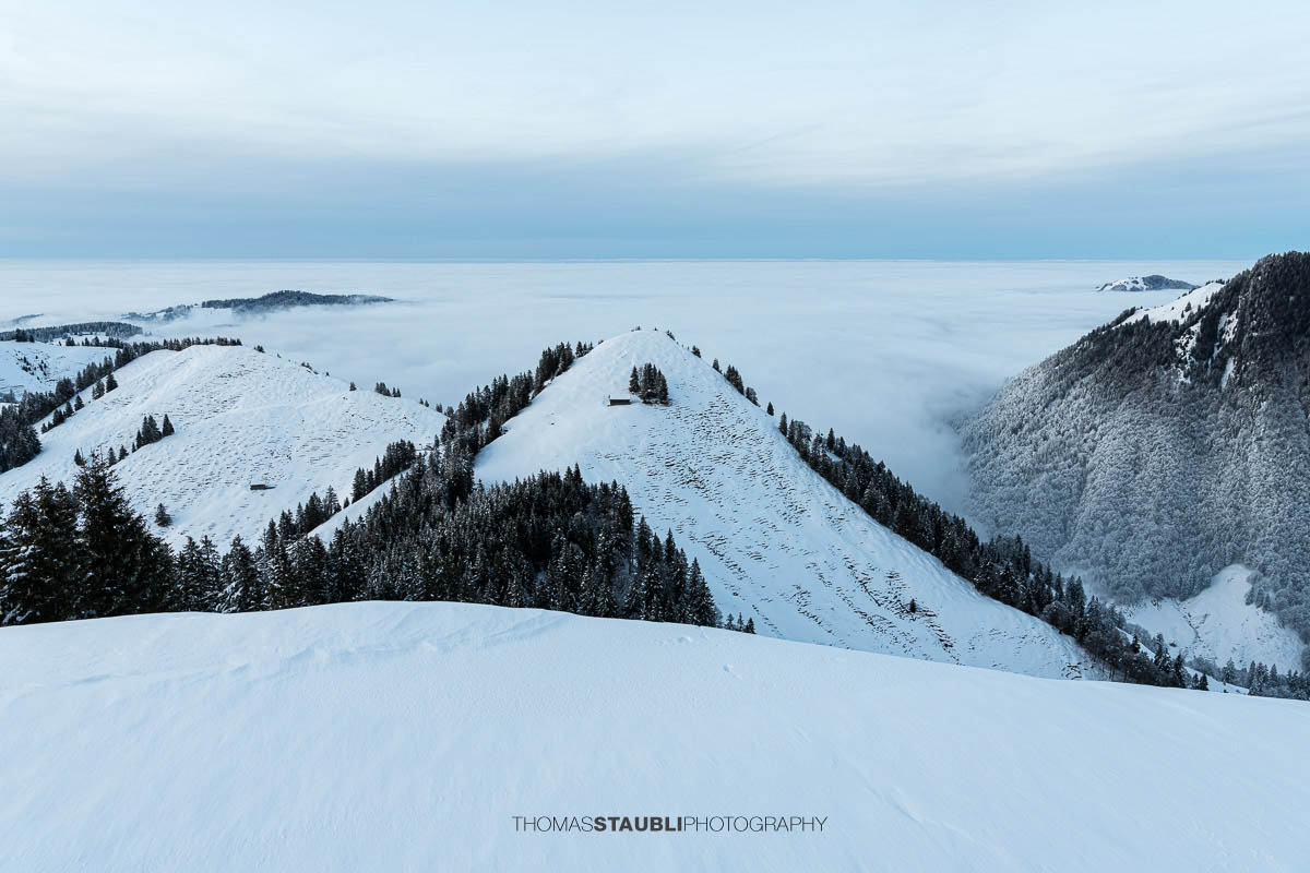 Nebelmeer über der Ostschweiz