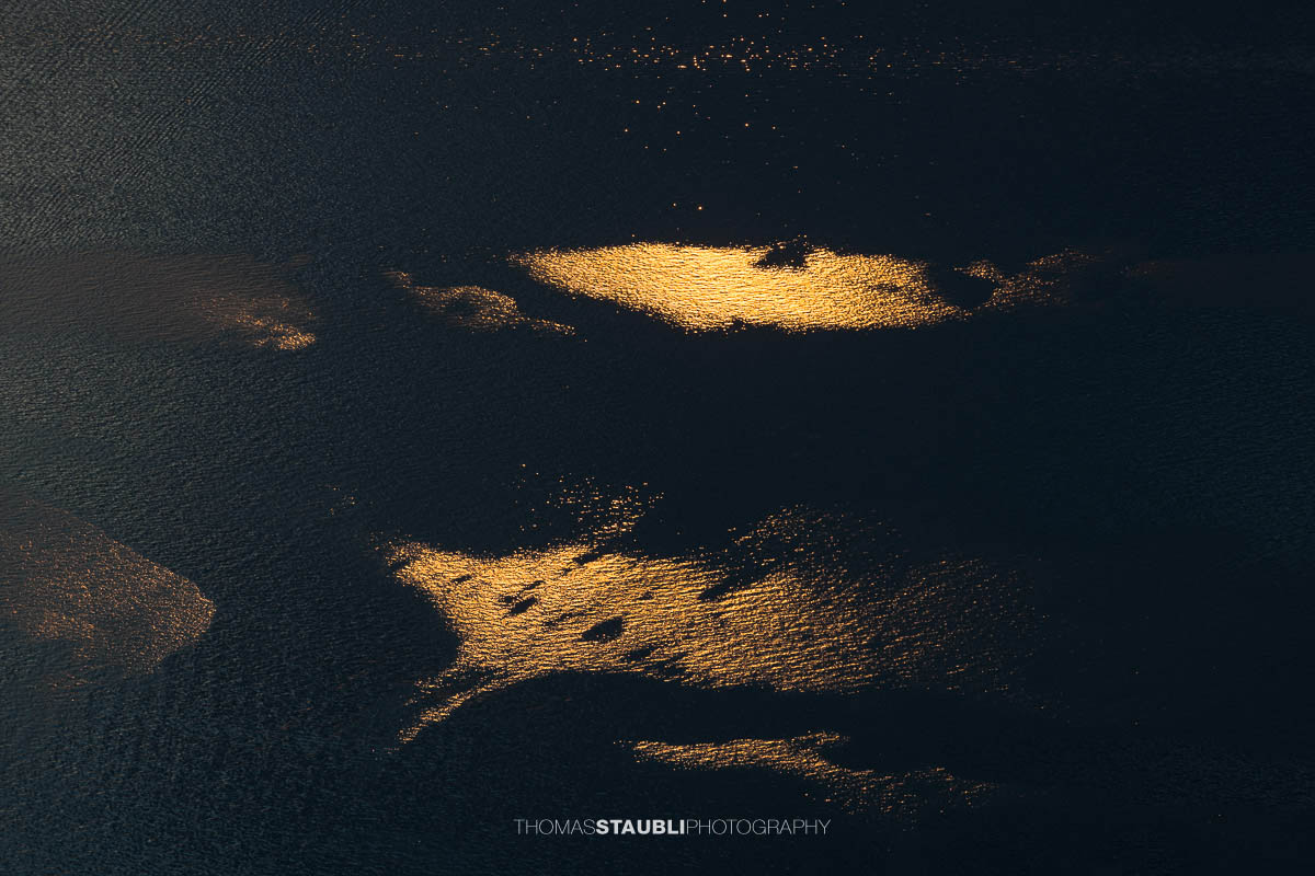 golden glitzernder Vierwaldstättersee