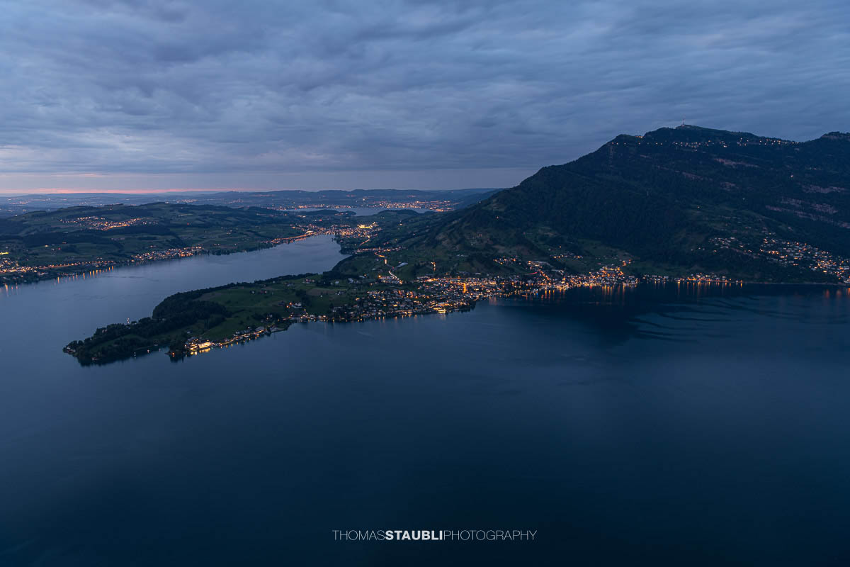 Lichtermeer bei Weggis am Vierwaldstättersee