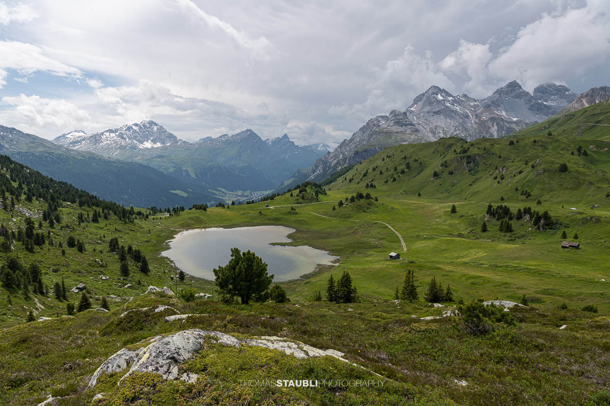 Gewitterstimmung über dem Lai da Vons