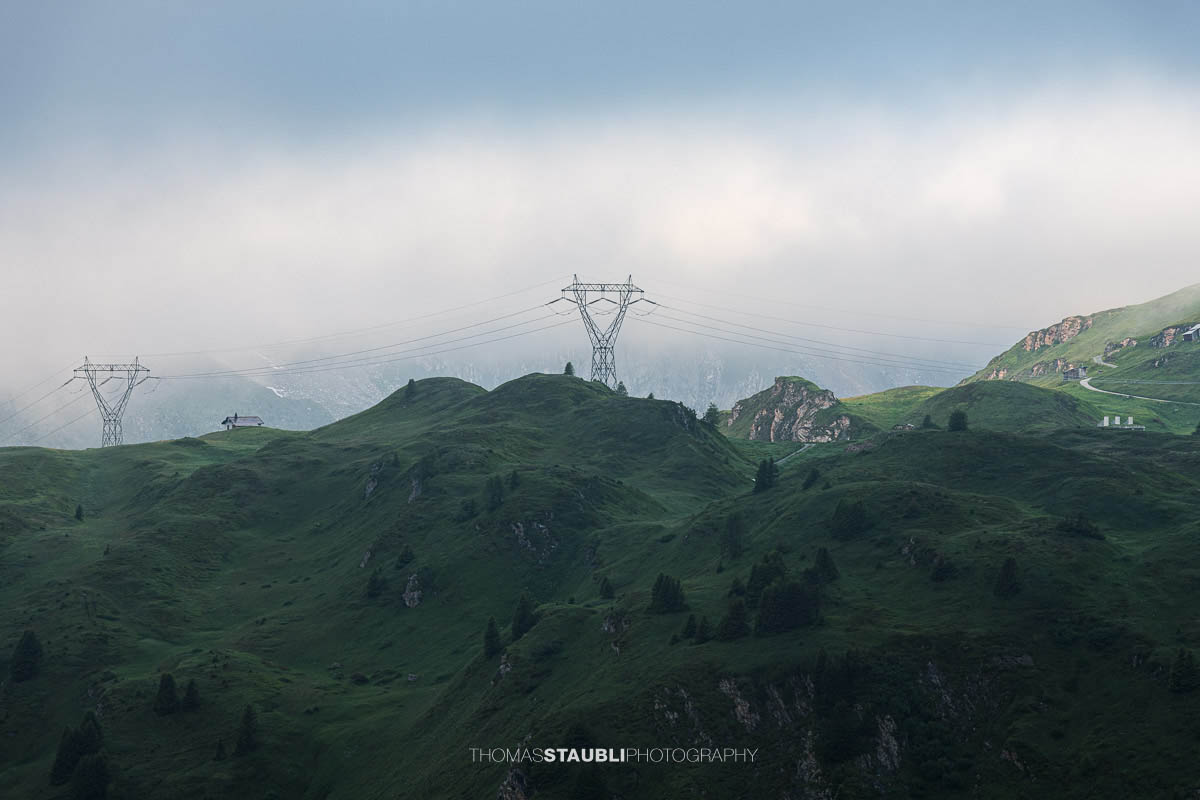 Wolken und Nebel über der Seebärga