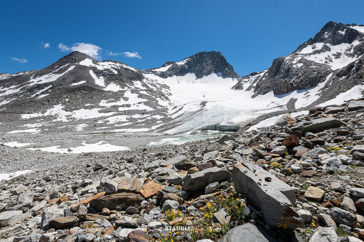 Gletscherzunge des Witenwasserengletschers