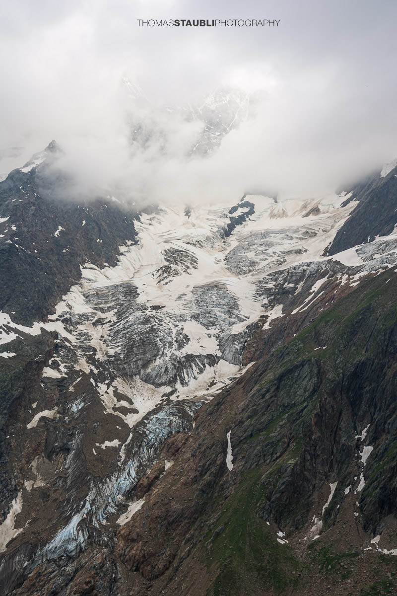 Blick auf den Rotfirngletscher 2014