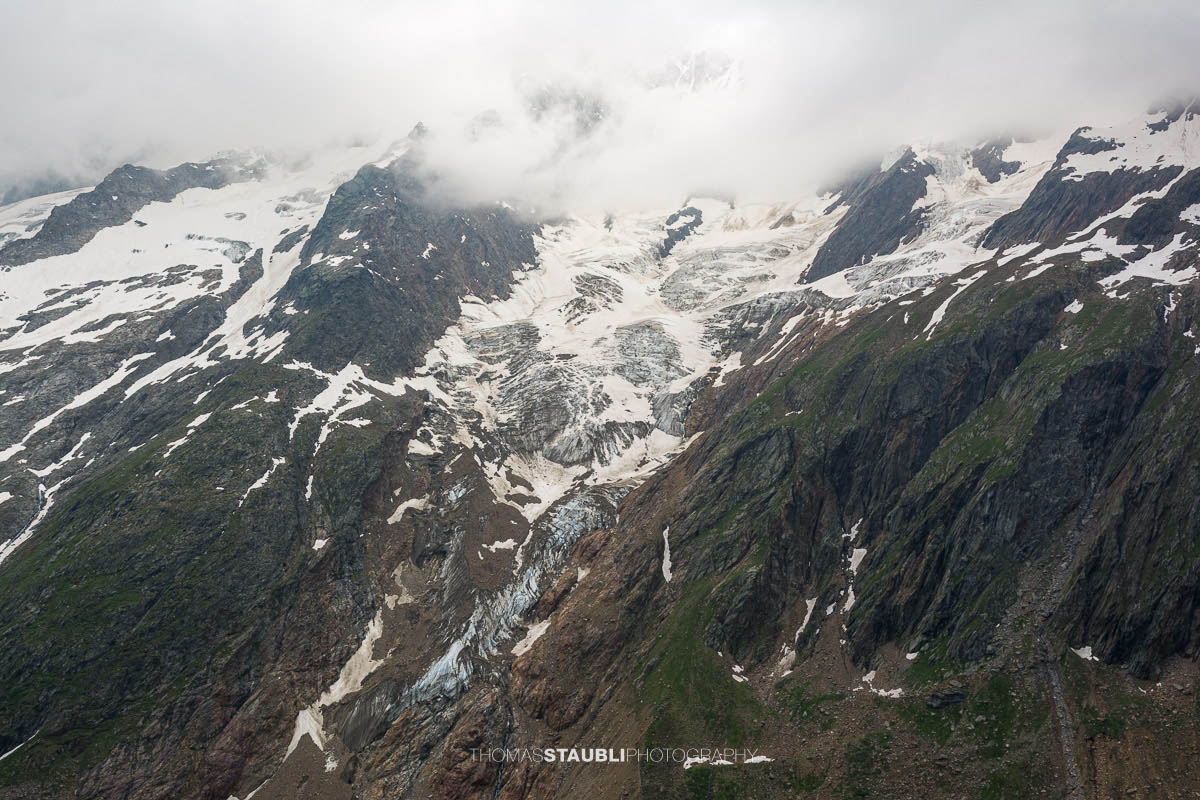 Blick auf den Rotfirngletscher 2014