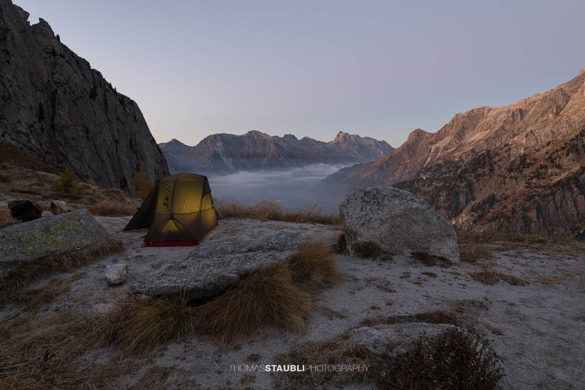 Abendstimmung am Albignasee