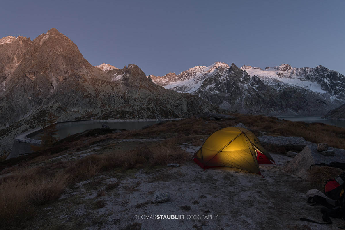 Abendstimmung am Albignasee