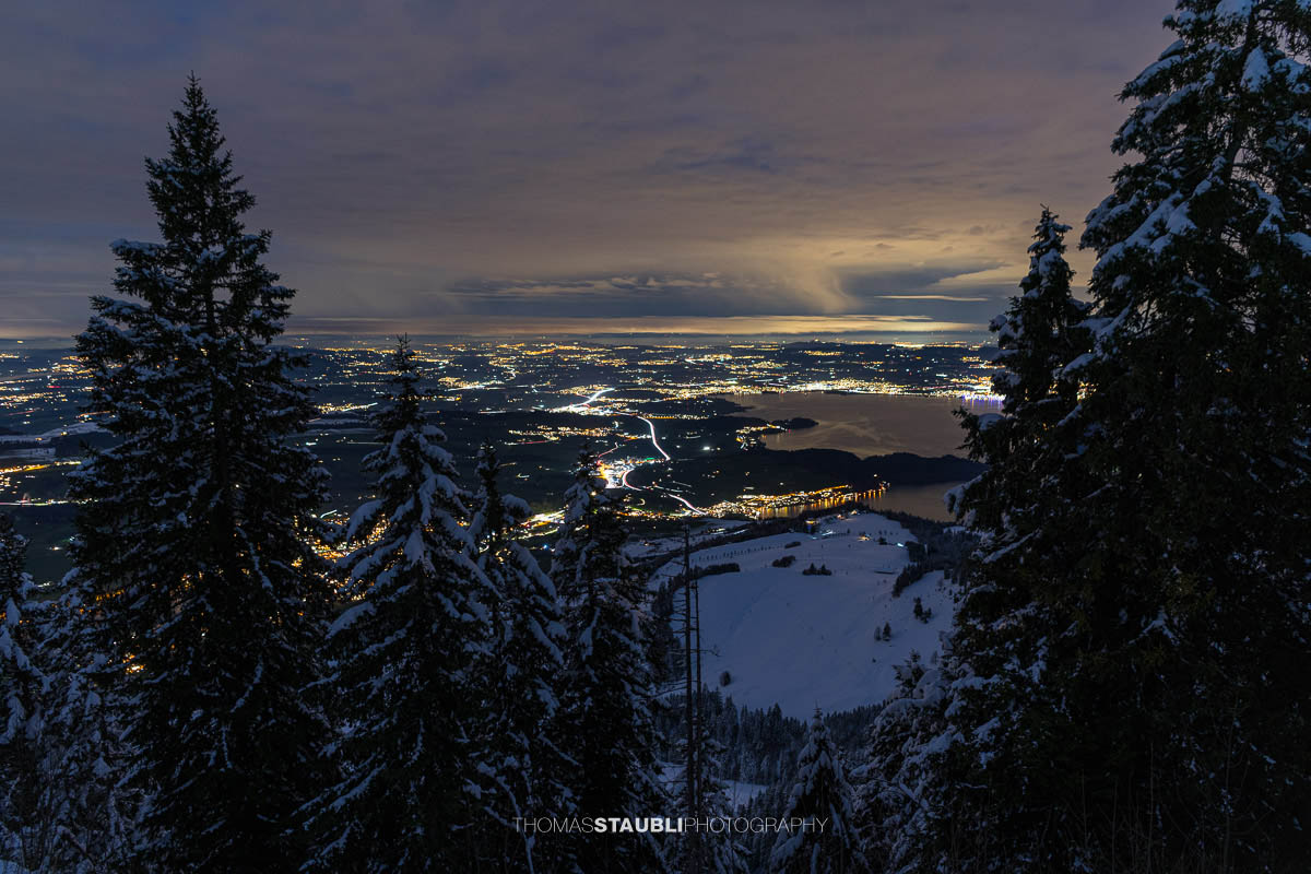 Winterlicher Blick von der Rigi