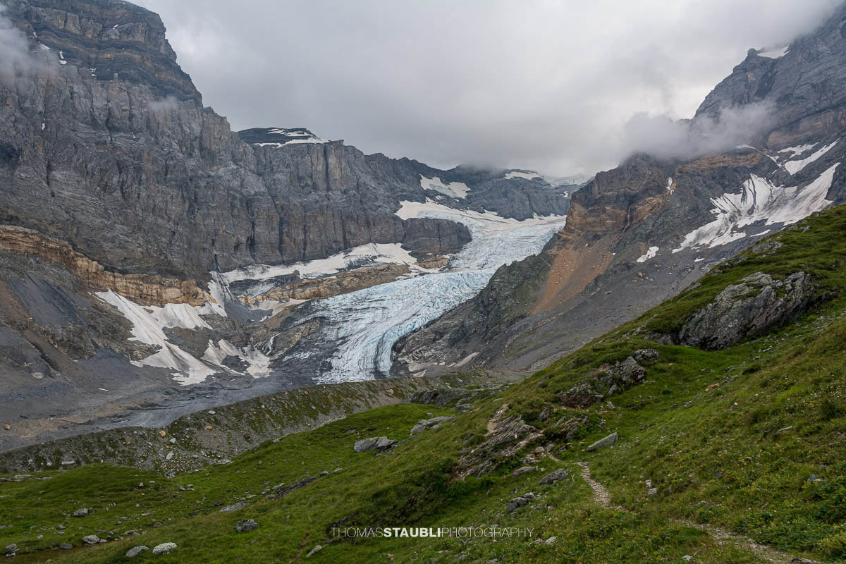 Blick auf den Bifertenfirn 2013