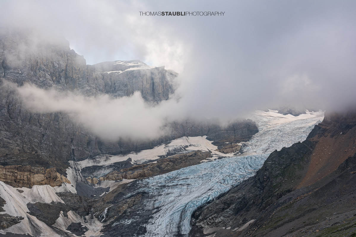 Blick auf den Bifertenfirn 2013