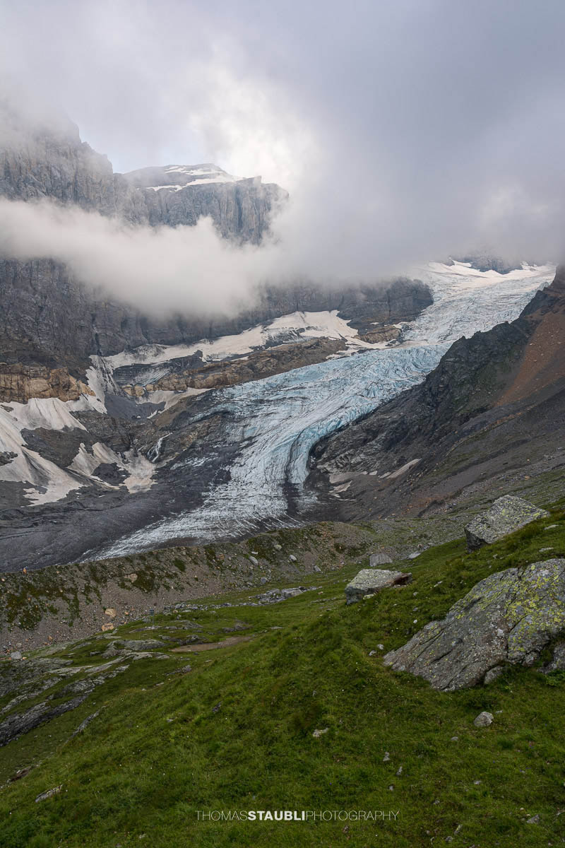 Blick auf den Bifertenfirn 2013