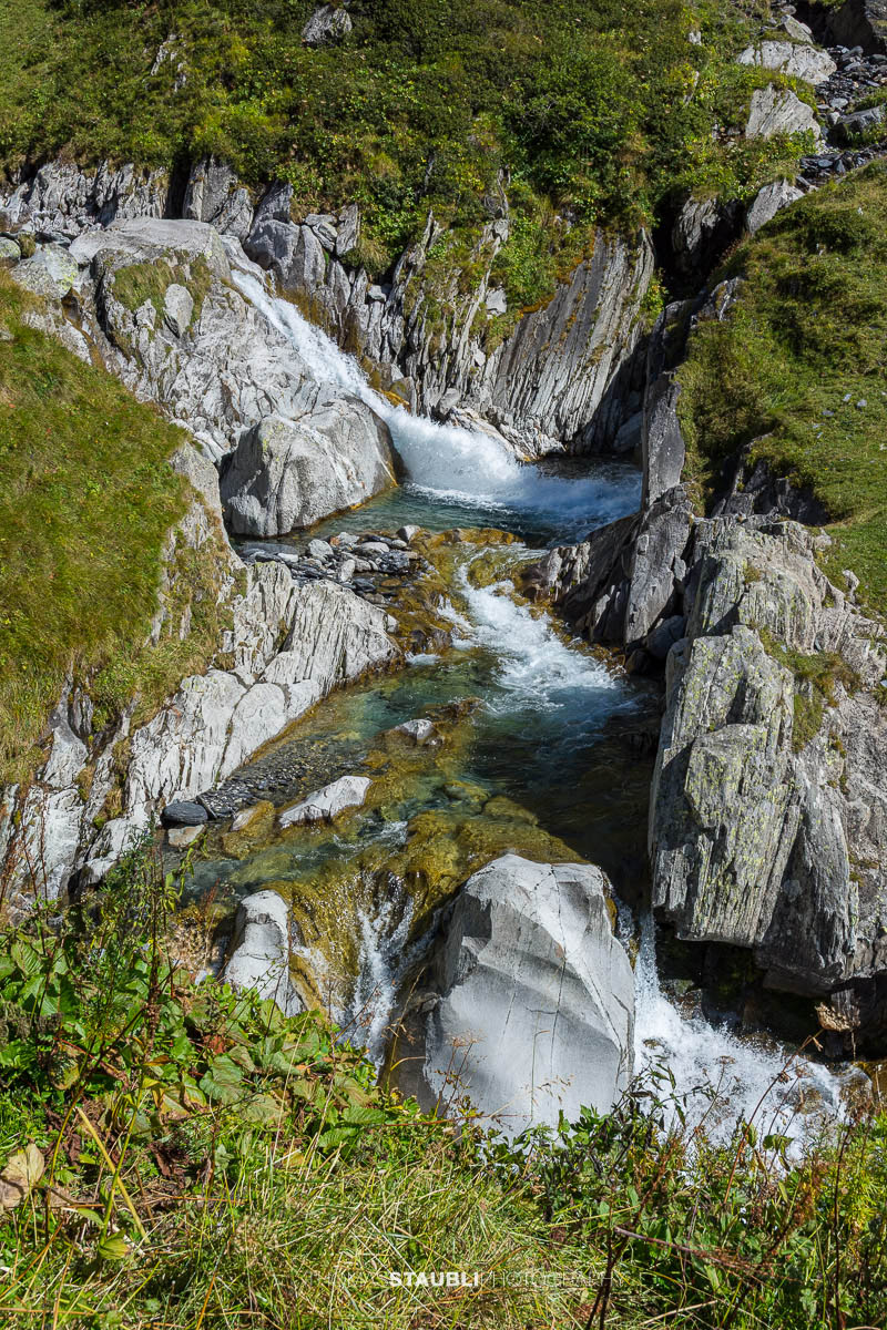klares Wasser der Brenno della Greina