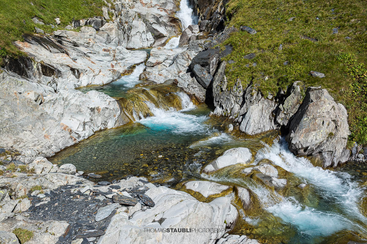 klares Wasser der Brenno della Greina