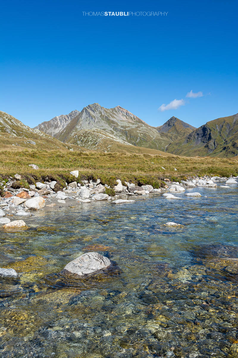 der Rein da Sumvitg in der Greina Hochebene