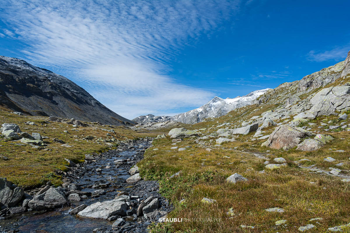 Rein da Sumvitg auf der Greina Hochebene
