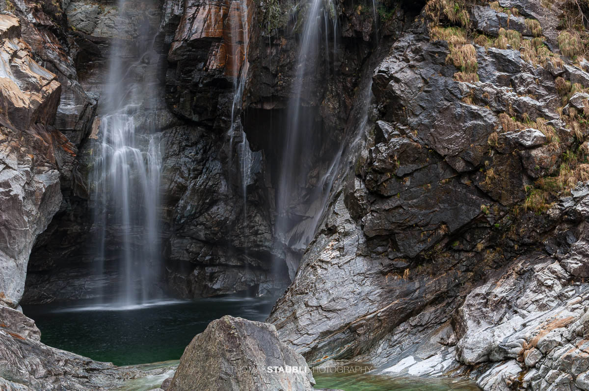 Salto della Maggia bei Maggia im Maggiatal