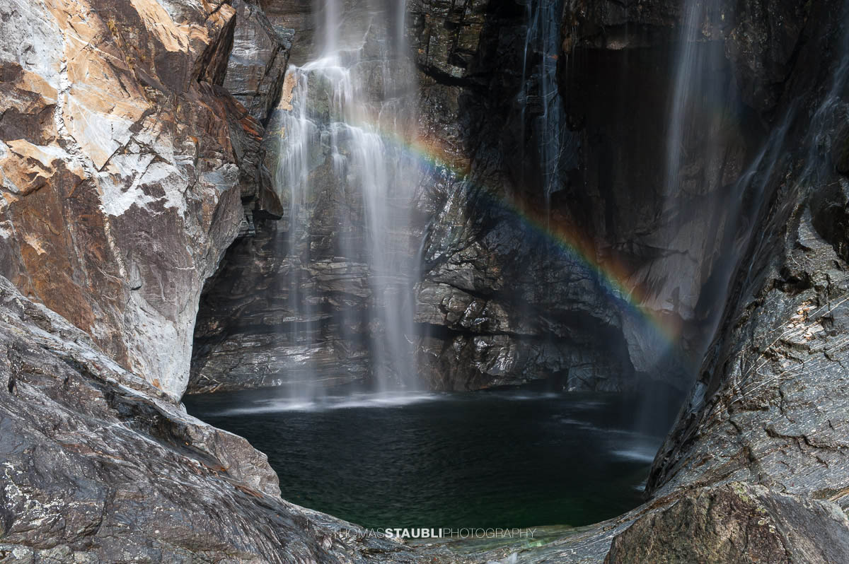 Salto della Maggia bei Maggia im Maggiatal