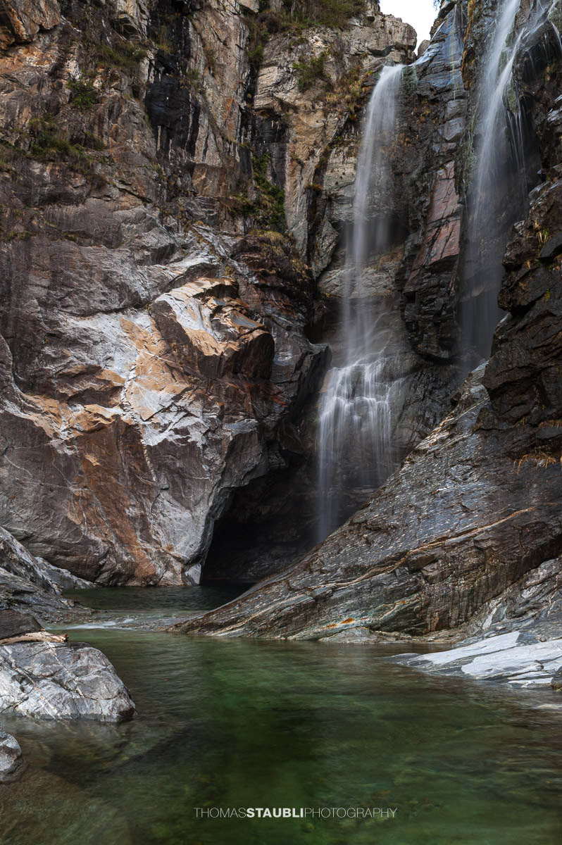 Salto della Maggia bei Maggia im Maggiatal