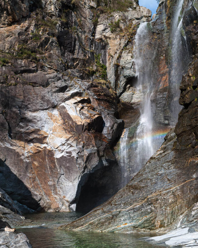Salto della Maggia bei Maggia im Maggiatal