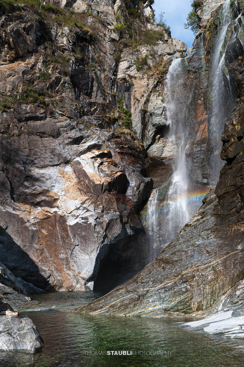 Salto della Maggia bei Maggia im Maggiatal