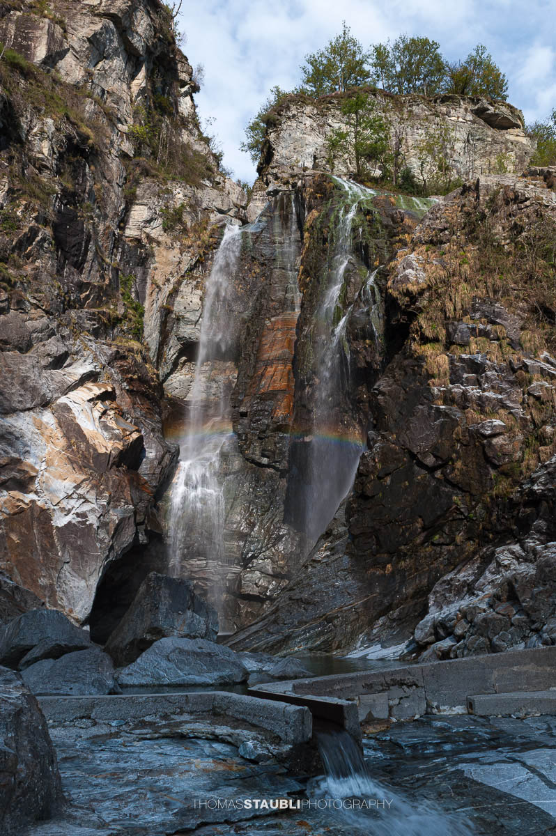 Salto della Maggia bei Maggia im Maggiatal