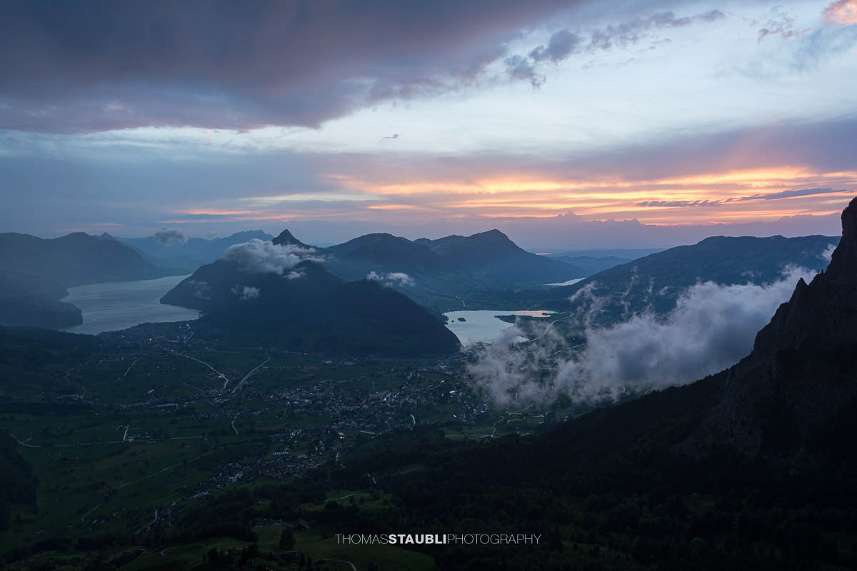 Stimmung nach einem Gewitter über der Innerschweiz