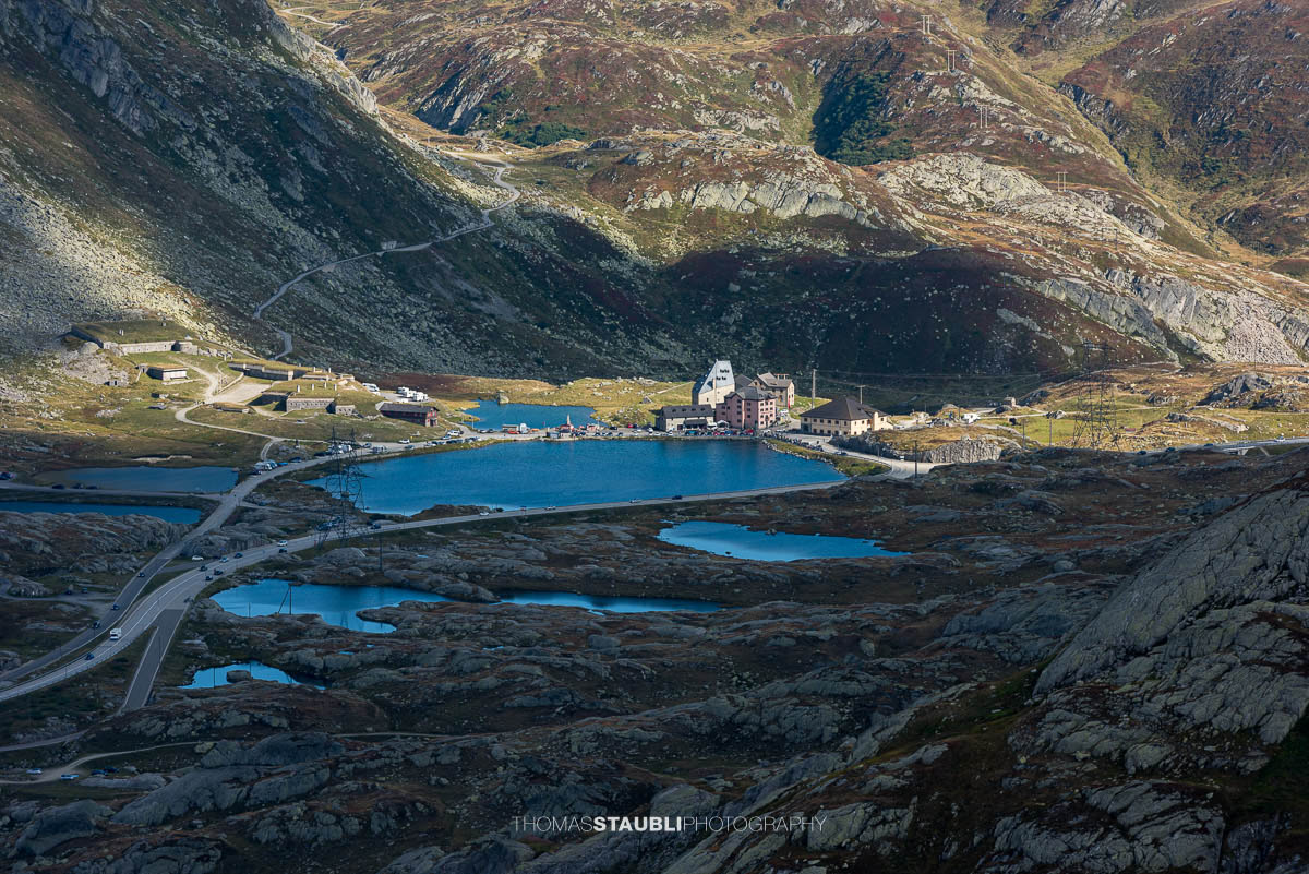 Blick auf den Passo del San Gottardo