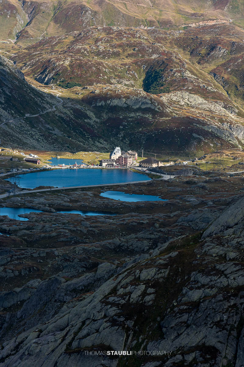 Blick auf den Passo del San Gottardo