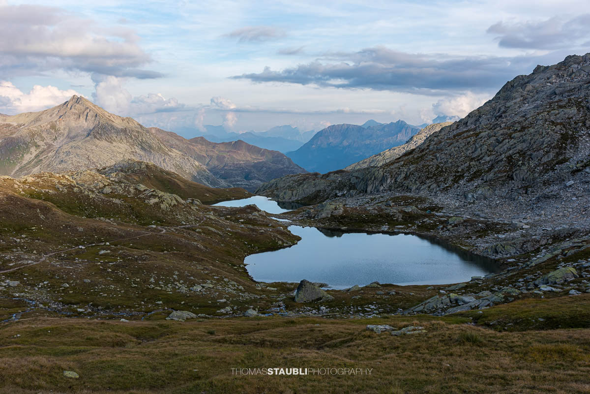Laghi della Valletta, im Hintergrund der Monte Prosa